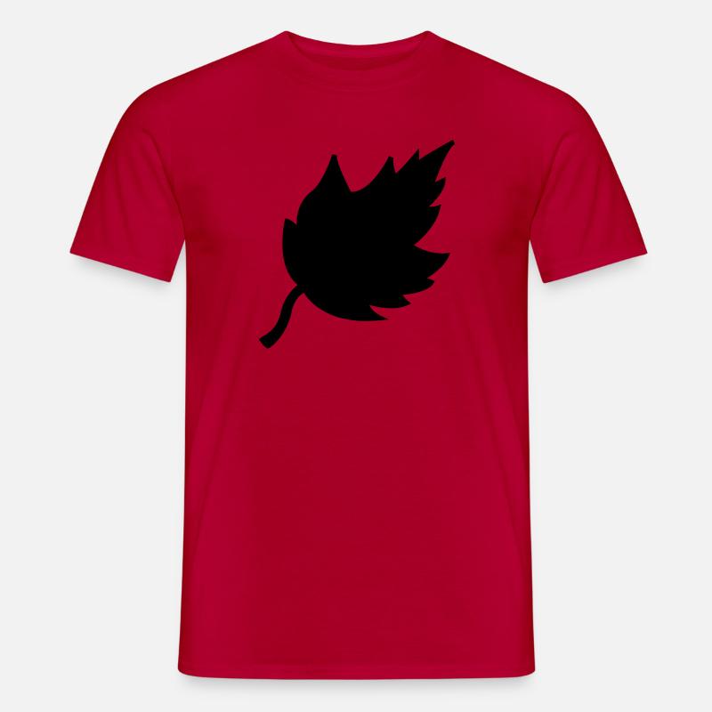 leaf 29 - Männer T-Shirt - Rot