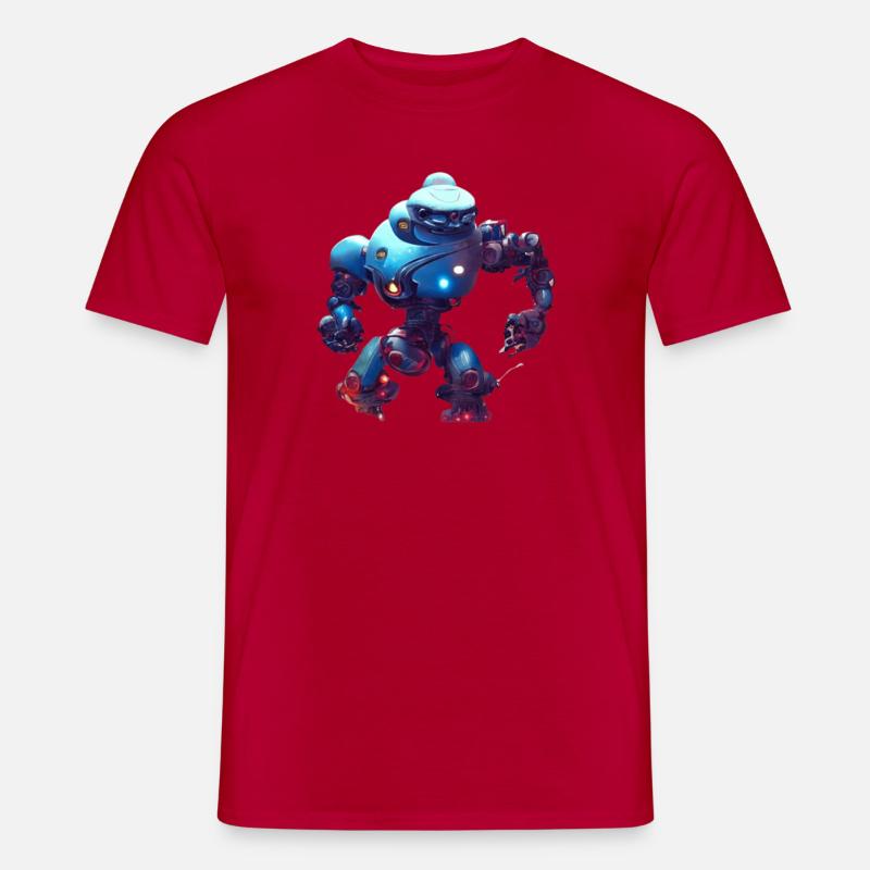Android - Männer T-Shirt - Rot