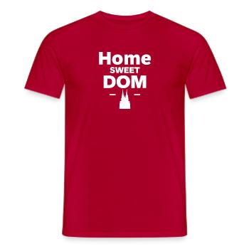 Accueil Sweet Dom - T-shirt homme - rouge - Devant - AI Model Male 178 dark (178cm)