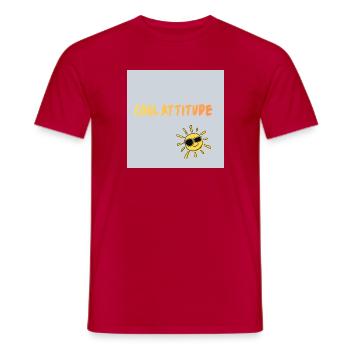 Stay cool - Men's T-Shirt - red - Front - AI Model Male 178 dark (178cm)