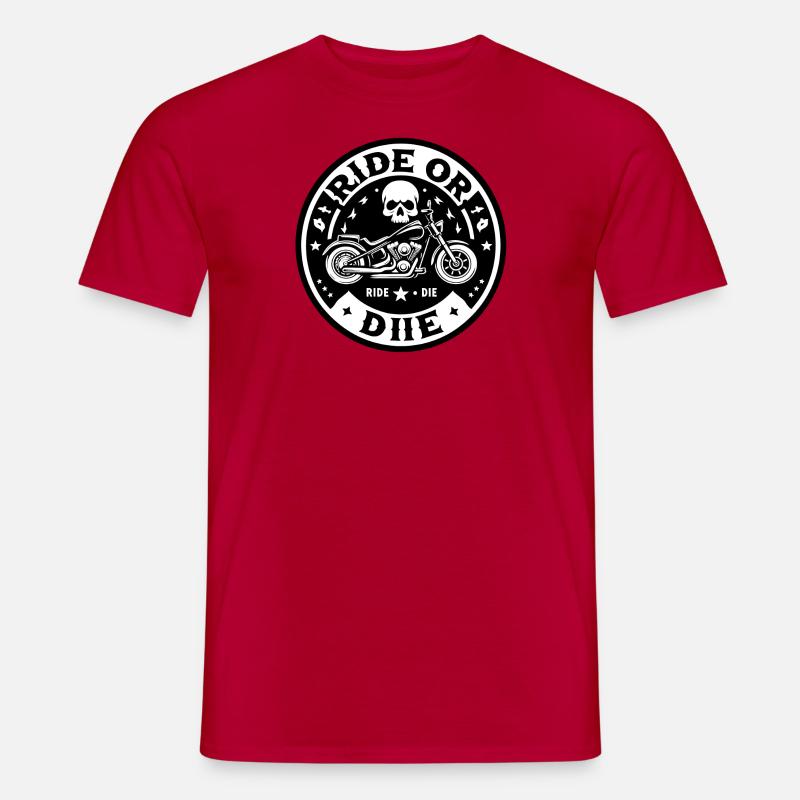Cavalca o muori - T-shirt uomo - rosso