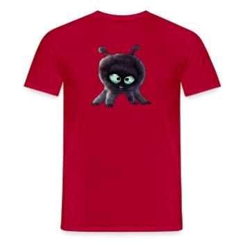 Nightling Fievee, la belle créature - T-shirt homme - rouge - Devant - AI Model Male 178 dark (178cm)