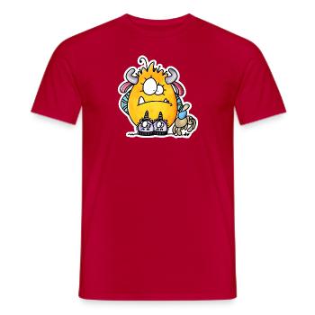 Spuki Luzi - Männer T-Shirt - Rot - Vorne - AI Model Male 178 dark (178cm)