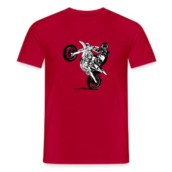 Supermoto - Supermotard - Men's T-Shirt - red - Front - AI Model Male 178 dark (178cm)