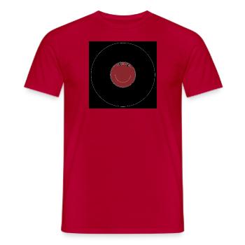 machine fragment - Männer T-Shirt - Rot - Vorne - AI Model Male 178 dark (178cm)