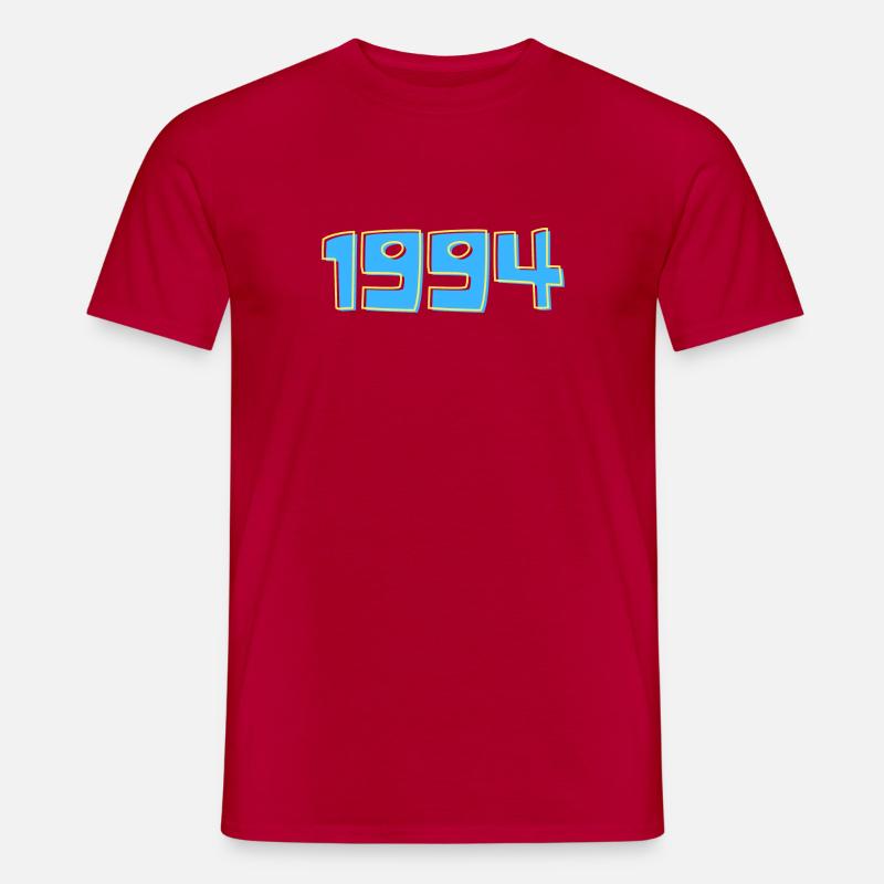 1994 Blau & Gelb - Männer T-Shirt - Rot