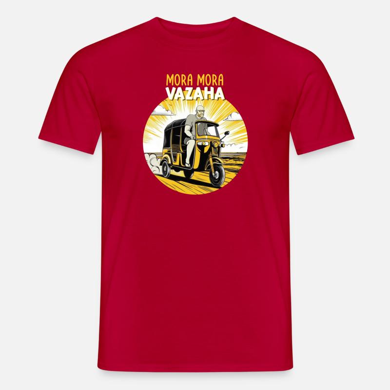 MORA MORA VAZAHA - Männer T-Shirt - Rot