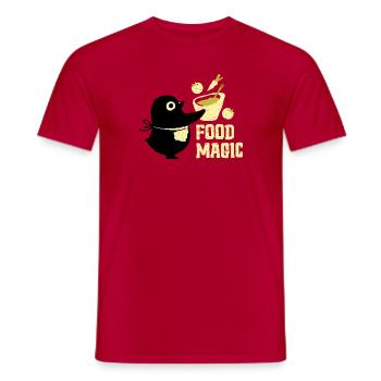 Vogel und nahrung - Männer T-Shirt - Rot - Vorne - AI Model Male 178 dark (178cm)
