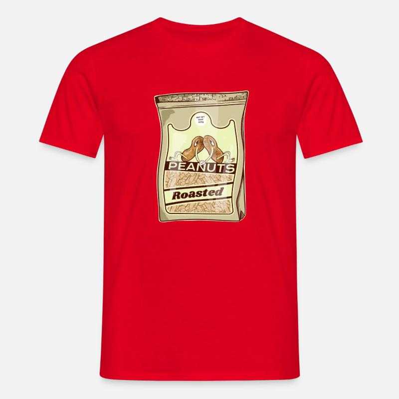 Roasted Peanuts Retro Pack - Men's T-Shirt - red