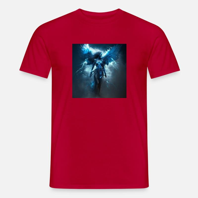 Engel - Männer T-Shirt - Rot