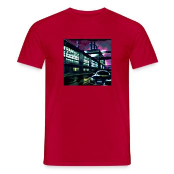 Thème Ingolstadt-1 - T-shirt homme - rouge - Devant - AI Model Male 178 dark (178cm)