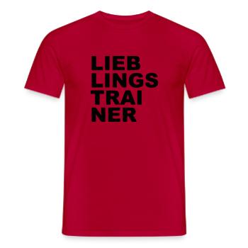 Lieblings Trainer - Männer T-Shirt - Rot - Vorne - AI Model Male 178 dark (178cm)