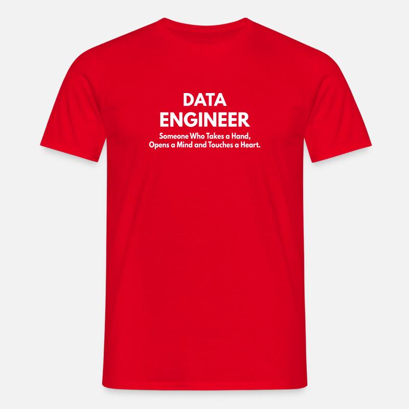 data engineer - Men's T-Shirt - red