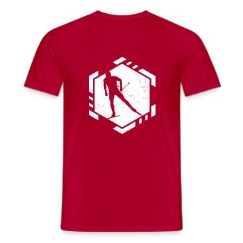 Men's Cross-Country Classic Cross-Country Classic - Men's T-Shirt - red - Front - AI Model Male 178 dark (178cm)