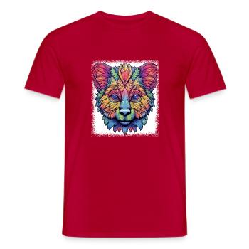 geek present idea city pun australia gift - Männer T-Shirt - Rot - Vorne - AI Model Male 178 dark (178cm)
