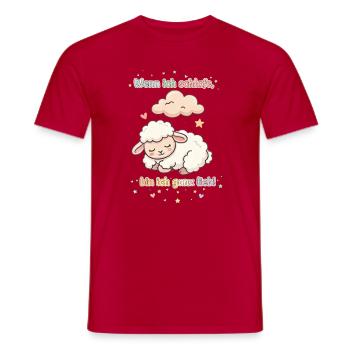 Baby schläft - Männer T-Shirt - Rot - Vorne - AI Model Male 178 dark (178cm)