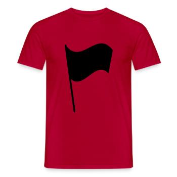 Flagge - Männer T-Shirt - Rot - Vorne - AI Model Male 178 dark (178cm)