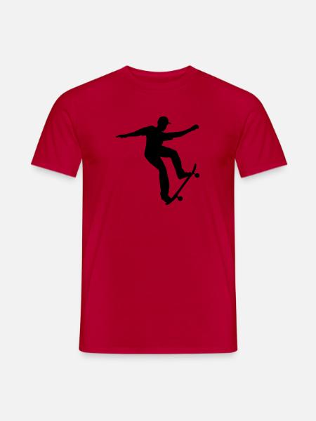Skateboarding, Skateboarder - Men's T-Shirt - red
