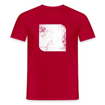 SHAPES SHAPE GRUNGE - Men's T-Shirt - red - Front - AI Model Male 178 dark (178cm)