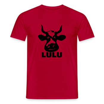 COW - T-shirt homme - rouge - Devant - AI Model Male 178 dark (178cm)