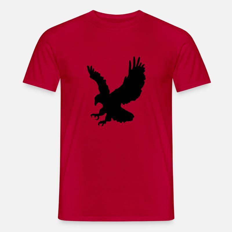 Swooping Jagd Adler - Männer T-Shirt - Rot
