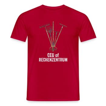 Full Stack Entwickler Coding Programmierer Full St - Männer T-Shirt - Rot - Vorne - AI Model Male 178 dark (178cm)
