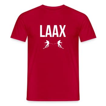 Laax Carvers - Männer T-Shirt - Rot - Vorne - AI Model Male 178 dark (178cm)