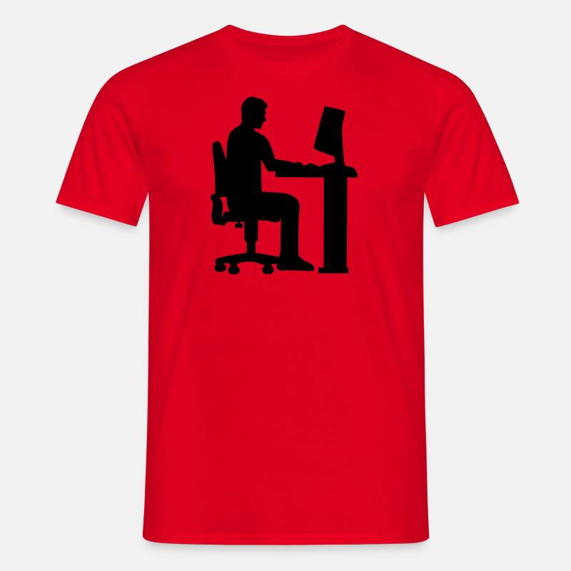 Programmer - Men's T-Shirt - red