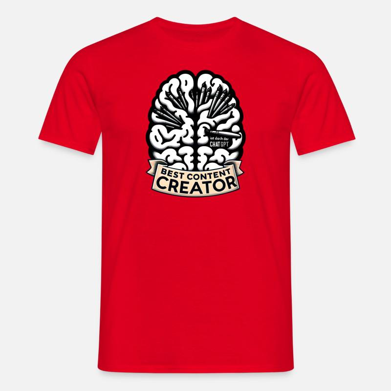 Content Creator Masterpiece - Männer T-Shirt - Rot