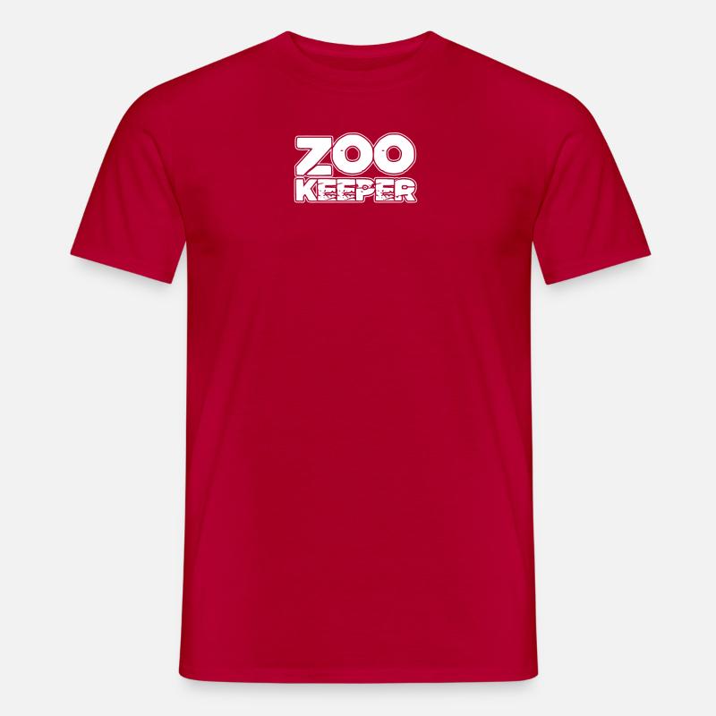 Tierpfleger - Männer T-Shirt - Rot