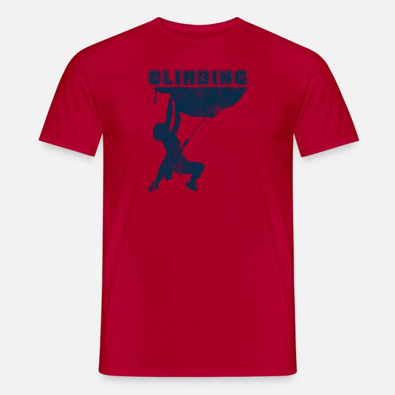 Klettern Sport - Männer T-Shirt - Rot