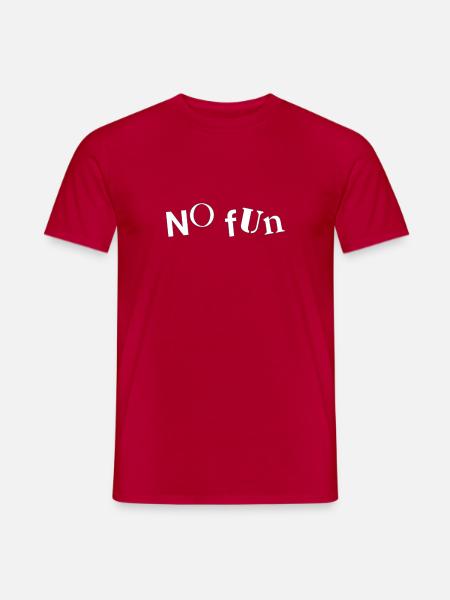 Pas de plaisir - T-shirt homme - rouge