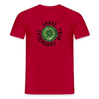 Lustige Irische Saint Patricks Day Shake Your - Männer T-Shirt - Rot - Vorne - AI Model Male 178 dark (178cm)