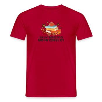 Wenn Du Das Lesen Kannst, War Ich Gezwungen, Mein - Männer T-Shirt - Rot - Vorne - AI Model Male 178 dark (178cm)
