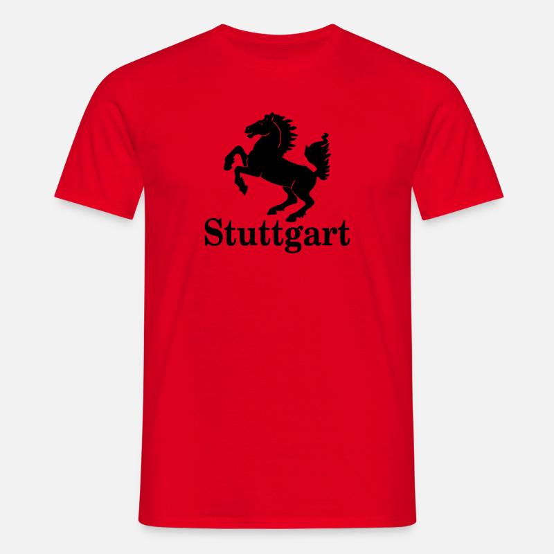 Stuttgart - Männer T-Shirt - Rot
