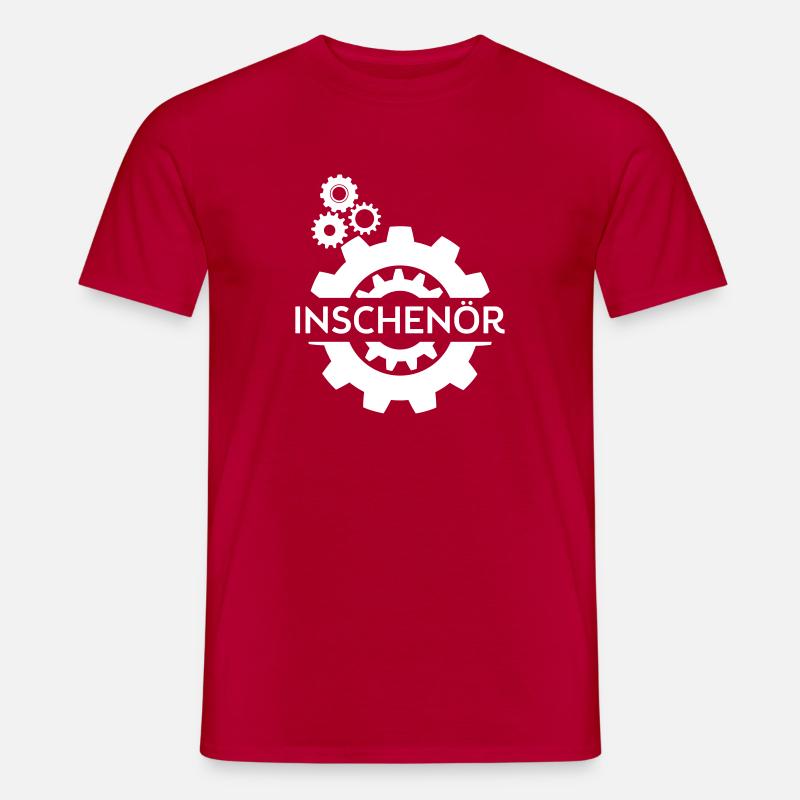Inschenör - Ingeneur - Männer T-Shirt - Rot