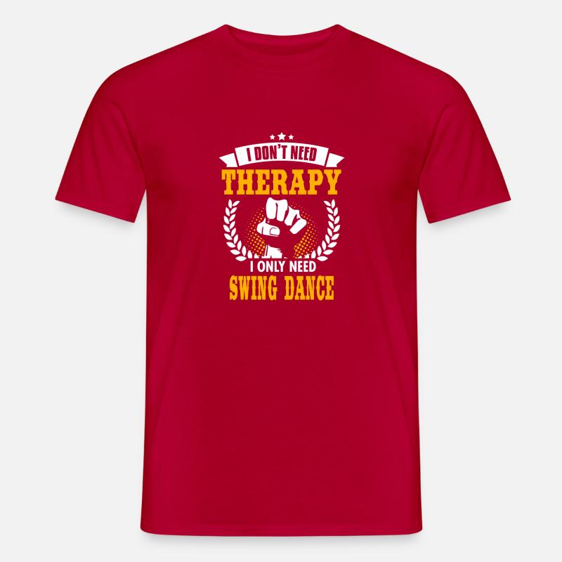 Swing Dance - Männer T-Shirt - Rot