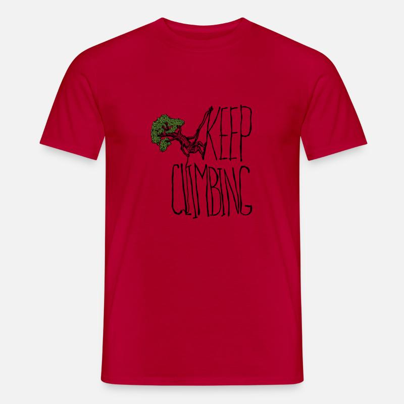 Treeclimber - Männer T-Shirt - Rot