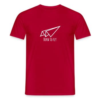 Avion Pilote Rétro Air Force Air Air - T-shirt homme - rouge - Devant - AI Model Male 178 dark (178cm)