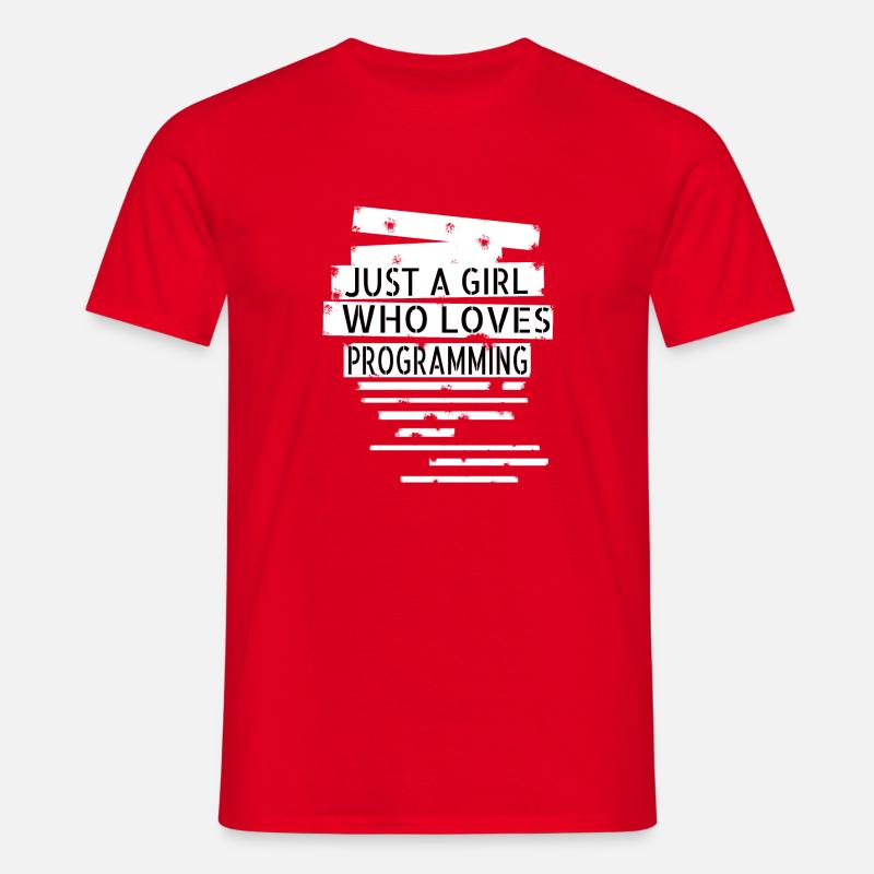 internet coding engineer - Männer T-Shirt - Rot