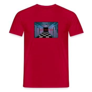 Anemoiacore Ästhetischer Grenzraum Weirdcore - Männer T-Shirt - Rot - Vorne - AI Model Male 178 dark (178cm)