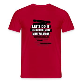 Paix pour Paris Vert 60s Pride Anti Guerre - T-shirt homme - rouge - Devant - AI Model Male 178 dark (178cm)