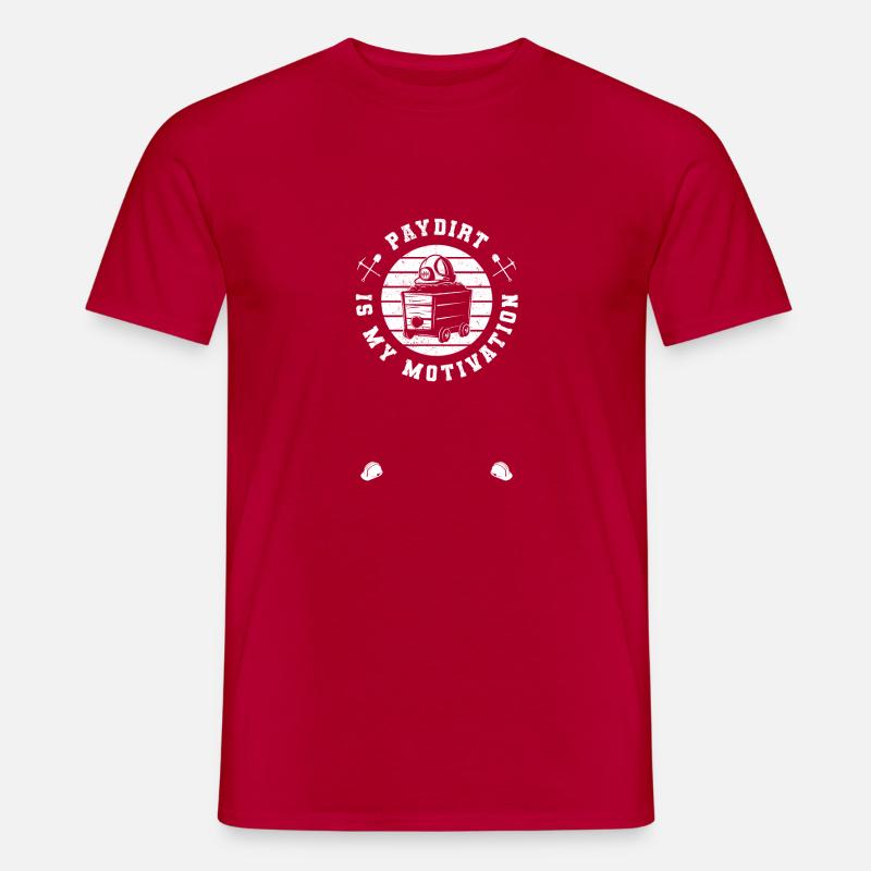 Mining Engineer - Men's T-Shirt - red