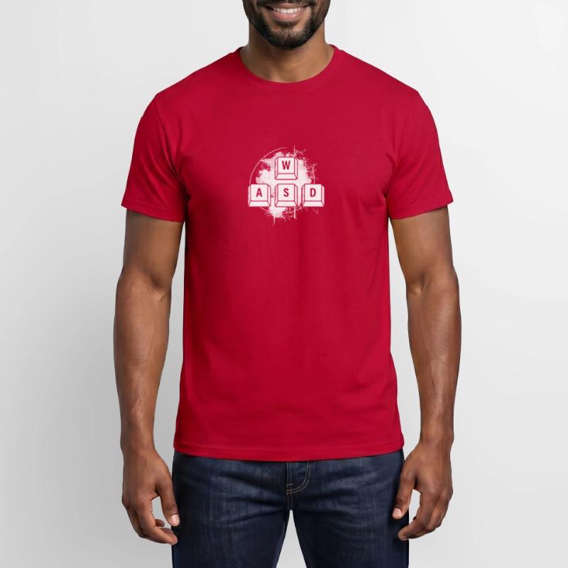 Developer Coder Programmer Keyboard T-shirt homme