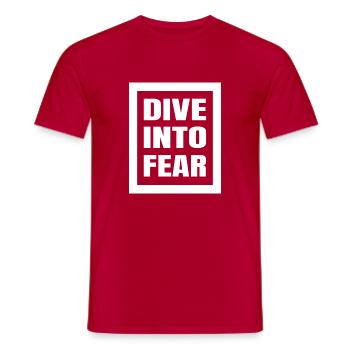 bungee jumping bungee jumping tips present idea - Männer T-Shirt - Rot - Vorne - AI Model Male 178 dark (178cm)