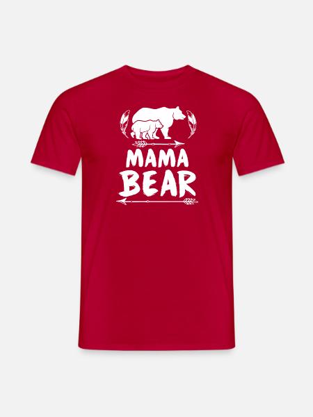 Mama Bear - Mama Bear - Men's T-Shirt - red