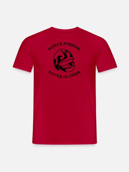pompier - Men's T-Shirt - red