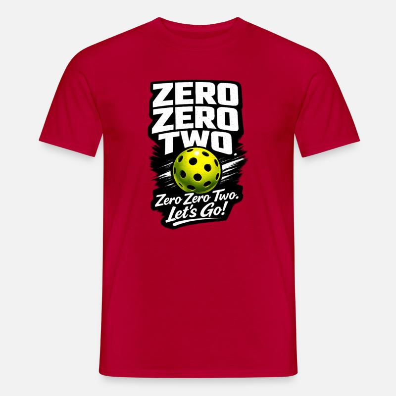 Zero Zero Two – Let's Go Ball - Men's T-Shirt - red