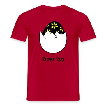 easter egg - Men's T-Shirt - red - Front - AI Model Male 178 dark (178cm)