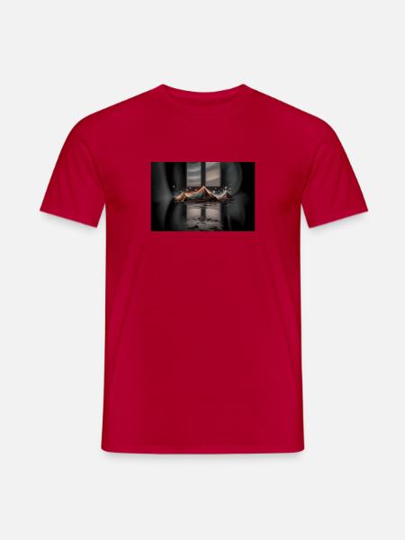 Surreal worlds - Men's T-Shirt - red